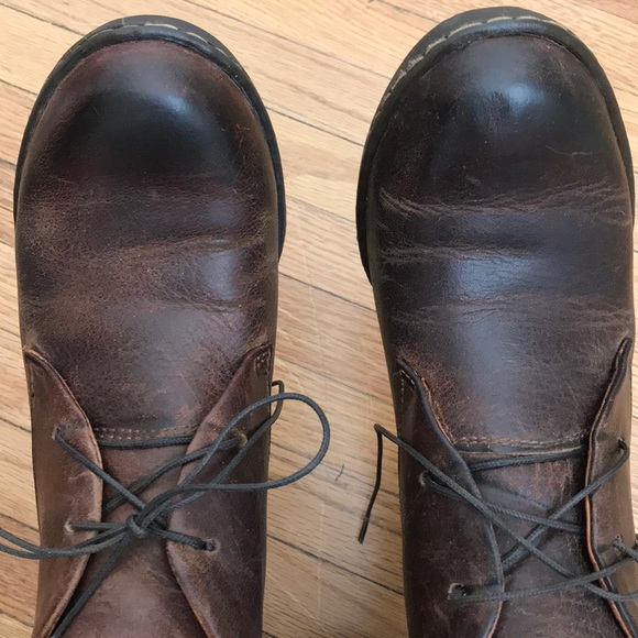 Born crown oil distressed platform bootie 3” heel - Picture 4 of 8